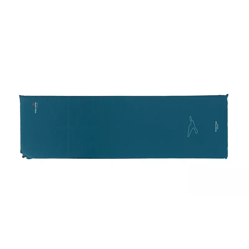 Eenpersoonsmatras Easy Camp Skylark Mat 5,0 cm – polyester, 2000×600×50 mm, blauw