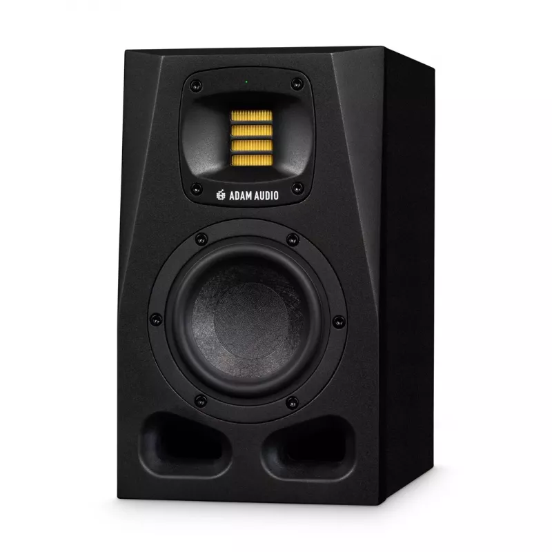 Studiomonitoren ADAM AUDIO A4V zwart, 2-weg, 90 W RMS, 4-inch woofer, LED-display, rackmonteerbaar