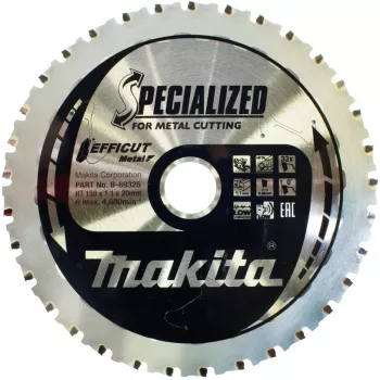 Makita Specialized EFFICUT - cirkelzaagblad - voor hout, metaal, aluminium - 150 mm - 33 tanden - voor Makita DCS553, DCS553RTJ, LXT DCS553Z