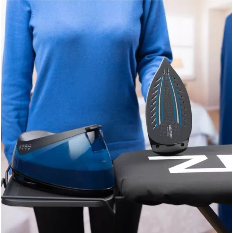 Strijkijzer Zelmer Aqua Steam ZIS5400 zwart-blauw