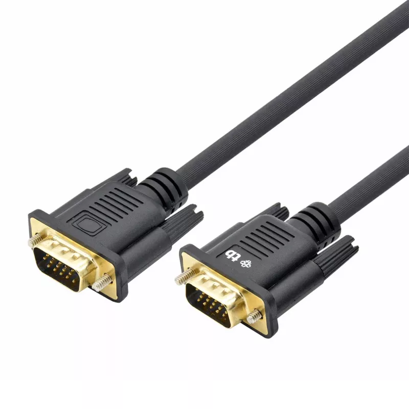 TB VGA-kabel 15M-15M 1,8 m zwart-goud (AKTBXVGAMMG180B)