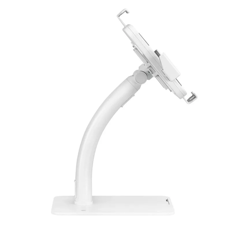 Tablet-bureau-/muurbeugel MACLEAN MC-468W, wit, voor 7,9–11 inch tablets, klem- en montageset, kantelbaar