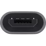 Goobay USB 2.0 Hi-Speed-adapter, Grijs, Grijs – USB-C™-bus > USB 2.0 Micro-stekker (type B) (55553)