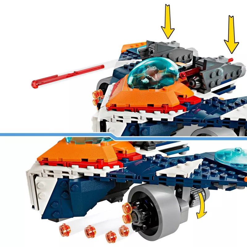 Constructiespeelgoed LEGO Marvel Super Heroes Rocket ruimteschip 76278 – Rocket en Ronan set