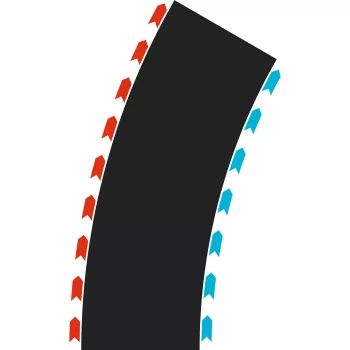 Carrera HYBRID Curves radius 30° twee modules (50052004)