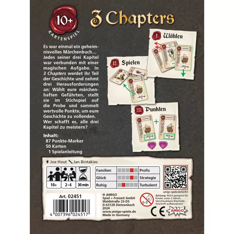 3 Chapters, kaartspel