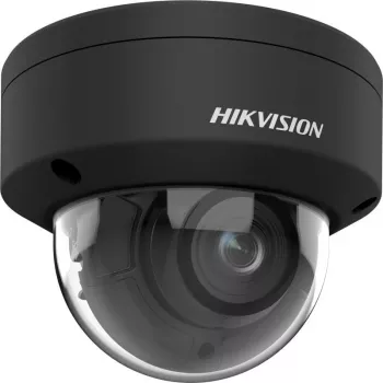 Hikvision Pro Series met AcuSense DS-2CD2746G2HT-IZS(2.8-12)/eF/BLK dome IP-beveiligingscamera buiten 2688 x 1520 pixel plafond/muur