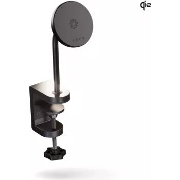 Draadloze oplader Zens Mount Pro 2 15W met voeding — Zens Mount Pro 2 15W draadloze oplaadstandaard
