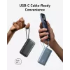 Powerbank 545 NANO 30W 10000mAh met geïntegreerde USB-C-kabel, zwart