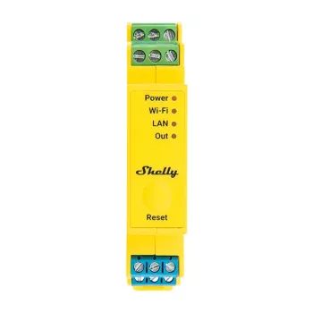 Shelly RGBWW Pro WiFi 5-kanaals DIN-rail lichtbesturing