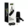 Shure MV7+-K - spraak- en zangmicrofoon met XLR/USB-C-aansluiting, zwart