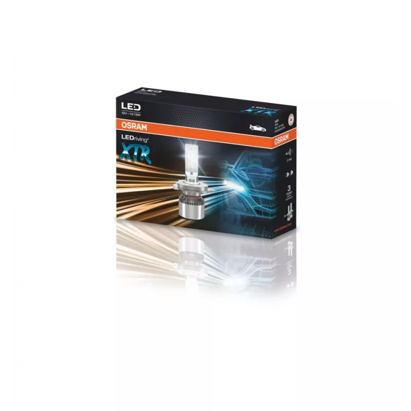 LED-koplampen Ledvance LEDriving XTR H4 64193DWXTR, set van 2