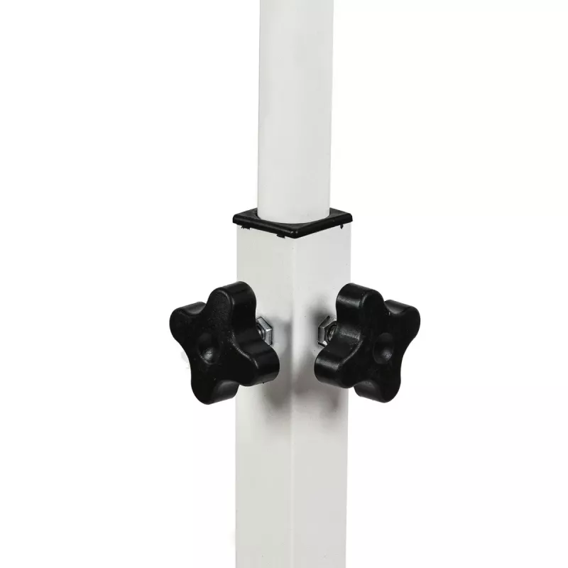 Maclean mobiele bureau-/laptopstandaard, wit, hoogteverstelling 59-89 cm, max. 30 kg, MC-121 W