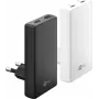 Goobay USB-C PD GaN dual-fast charger 90° plat 65 W zwart - 2x -aansluitingen (75725)