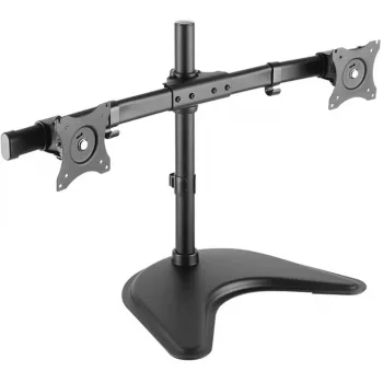 HAGOR HA FS - montageset (tafelhouder) - voor 2 lcd-displays - zwart - schermformaat: 38-68 cm (15-27)