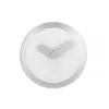 NeXtime klok 2615zi Focus, Ø25 cm, wandklok, wit/zilver