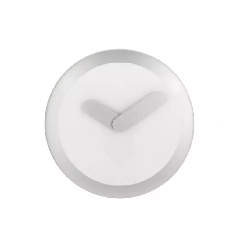 NeXtime klok 2615zi Focus, Ø25 cm, wandklok, wit/zilver