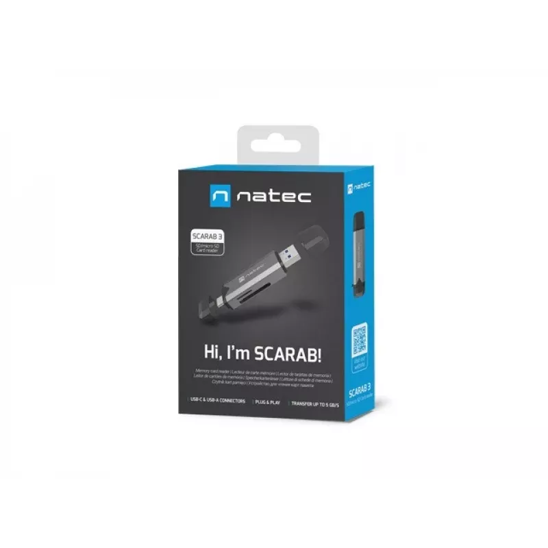 Kaartlezer SCARAB 3 USB A/C SD/MICRO USB 3.