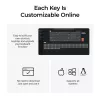 Mechanisch full-size toetsenbord Keychron Q6 Max – rode switches, witte behuizing