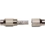 Coaxiale stekker Renkforce 0410320 metaal antenne-TV-netwerk-stekkerverbinder