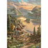Thomas Kinkade Studios: Pracht aan het meer, puzzel 500 stukjes