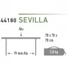 High Peak campingtafel Sevilla 44180