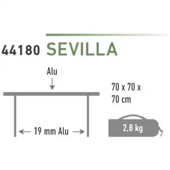 High Peak campingtafel Sevilla 44180