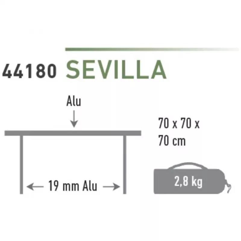 High Peak campingtafel Sevilla 44180