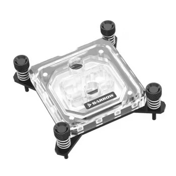 Waterkoeler Barrow LTYK3-04I zwart acryl RGB voor CPU-koeling, acryldeksel, RGB-verlichting