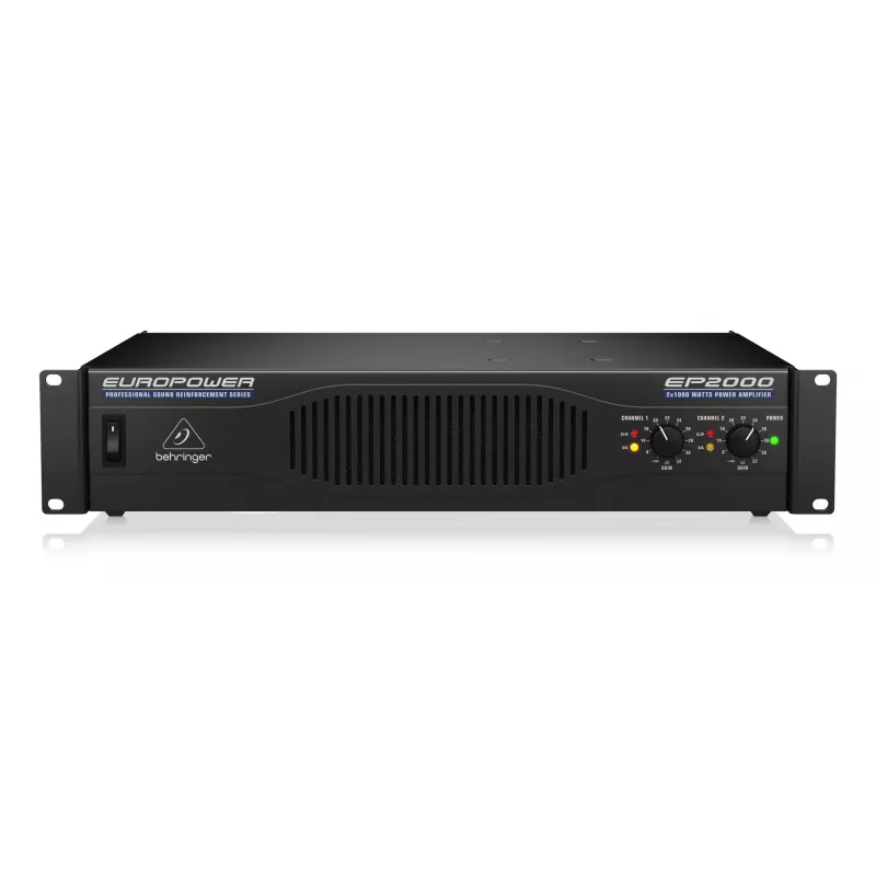 Behringer EP2000 audioversterker performance/podium zwart