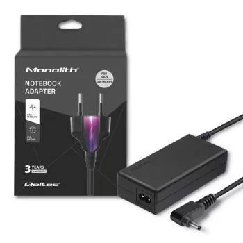 Qoltec 51506.45W voeding voor ASUS | 45W | 19V | 2,37A | 4,0*1,35 | + netsnoer