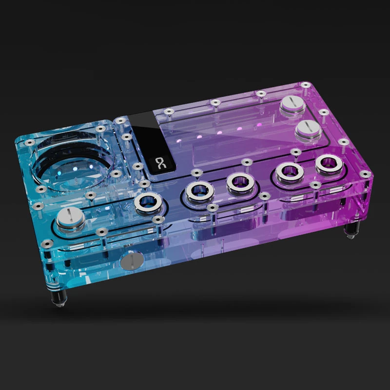 Reservoir Alphacool Core Distro Plate transparant acryl 125x240x68,8mm