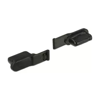 Stopcontactveiligheidsafdekking DELOCK 64033, zwart, 5×12,5×3,5 mm, 10-pack