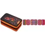 Etui Herlitz 50038794 zacht polyester zwart oranje 190x115x70mm