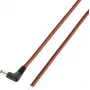 VOLTCRAFT laagspannings-verbindingskabel laagspanningsstekker - kabel, open uiteinde 5,5 mm 2,5 mm 2 m 1 stuk (93025c179)