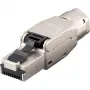 Goobay CAT 8.1 STP-afgeschermde, veldmonteerbare RJ45-stekker (61130)