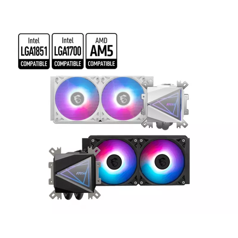 MSI MAG Coreliquid I240 processor vloeistofkoeler 12 cm wit 1 stuk