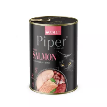 PIPER Animals met zalm - natte voeding voor katten - 400 g