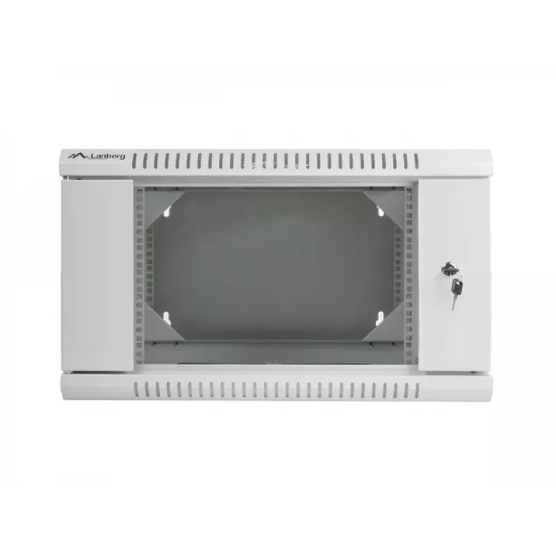 Lanberg WF02-6606-10S Rackkast 6U wandmontage-rack grijs