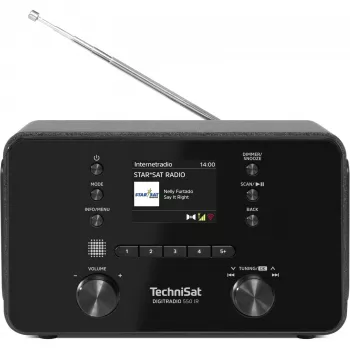 Personalradio TechniSat DigitRadio 550 IR digitaal DAB+ FM 100W