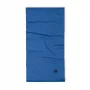 Buff Merino Lightweight Jr Solid merinowollen halswarmer voor kinderen, blauw