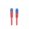 LANBERG PATCHCORD S/FTP CAT.6A 0.5M ROOD LSZH