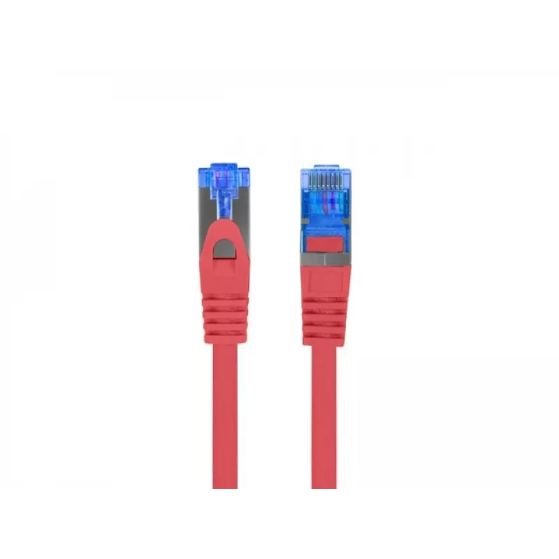 LANBERG PATCHCORD S/FTP CAT.6A 0.5M ROOD LSZH