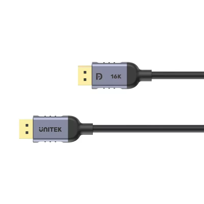 UNITEK C1628GY01-5M DisplayPort-kabel, zwart/grijs
