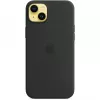 Apple iPhone 14 Plus Siliconen Case met MagSafe – Midnight