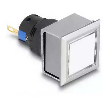 Industriële LED-machineverlichting DELOCK 22058 — 1 LED, IP40/IP65, AC 250V, 5A, 25×42×25 mm