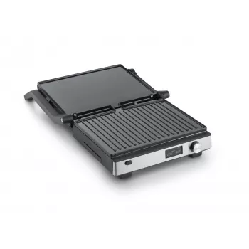 Contactgrill Severin KG 2380 zwart zilver 2000W roestvrij staal