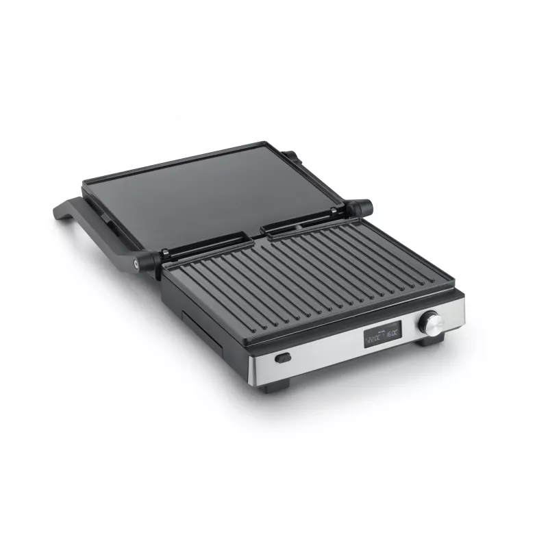 Contactgrill Severin KG 2380 zwart zilver 2000W roestvrij staal
