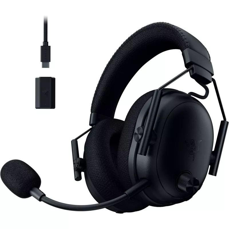 BlackShark V3 Pro, gaming-headset zwart, ANC, 2,4 GHz-dongle, Bluetooth, USB, 3,5 mm jack