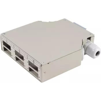 Verdeelkast ShiverPeaks BS07-65010 6-voudig metaal-grijs voor DIN-railmontage